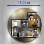 der Homeharmonizer Basic XL wirkt in einem Bereich von 15 m Durchmesser