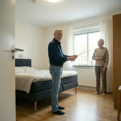 Rutengänger bei der Arbeit